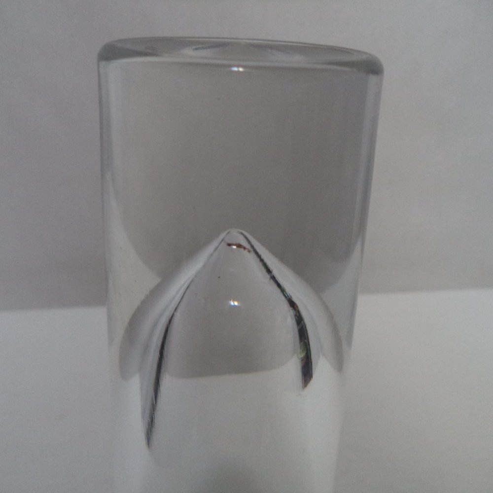 Carlo Moretti 1980’s Stiletto Bullet Cocktail Glasses Made in Italy Signed 6.8" - Picture 7 of 8